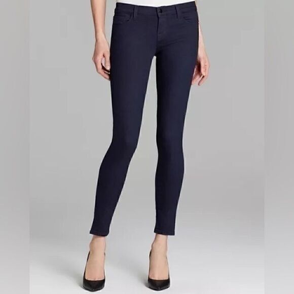 J Brand‎ Lapis Low Rise Cropped Skinny Leg Jeans Blue Size 26 - Picture 15 of 15
